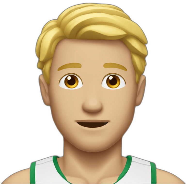 Athletic white man emoji