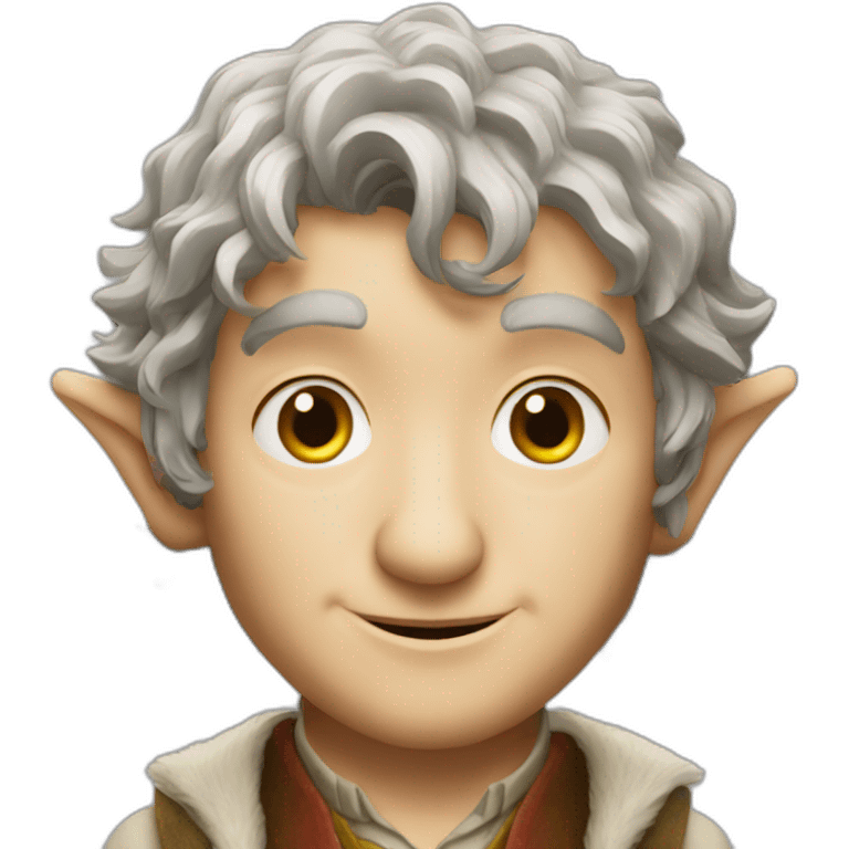 Hobbit bilbo dj emoji