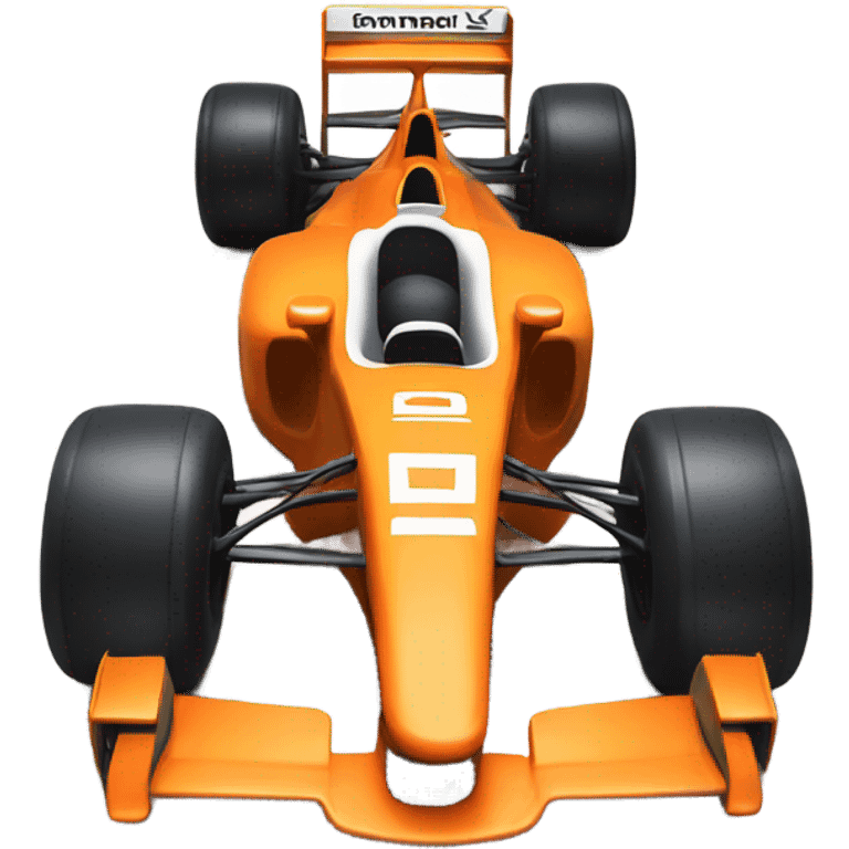 Orange f1 car emoji