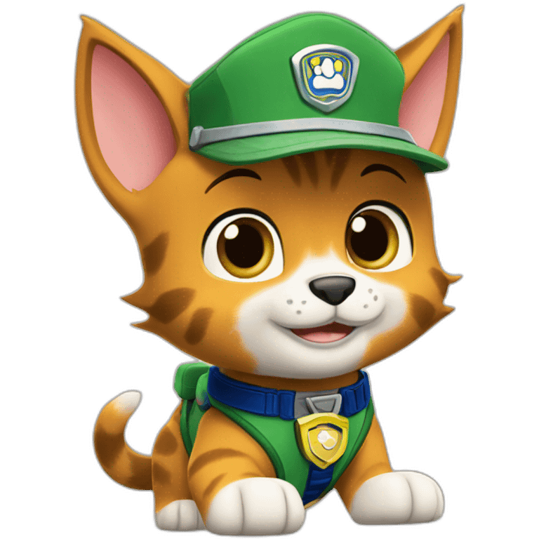 paw patrol chase cat emoji