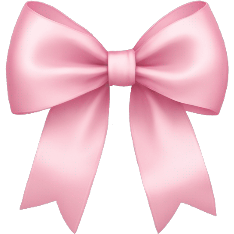 light pink ribbon bow emoji