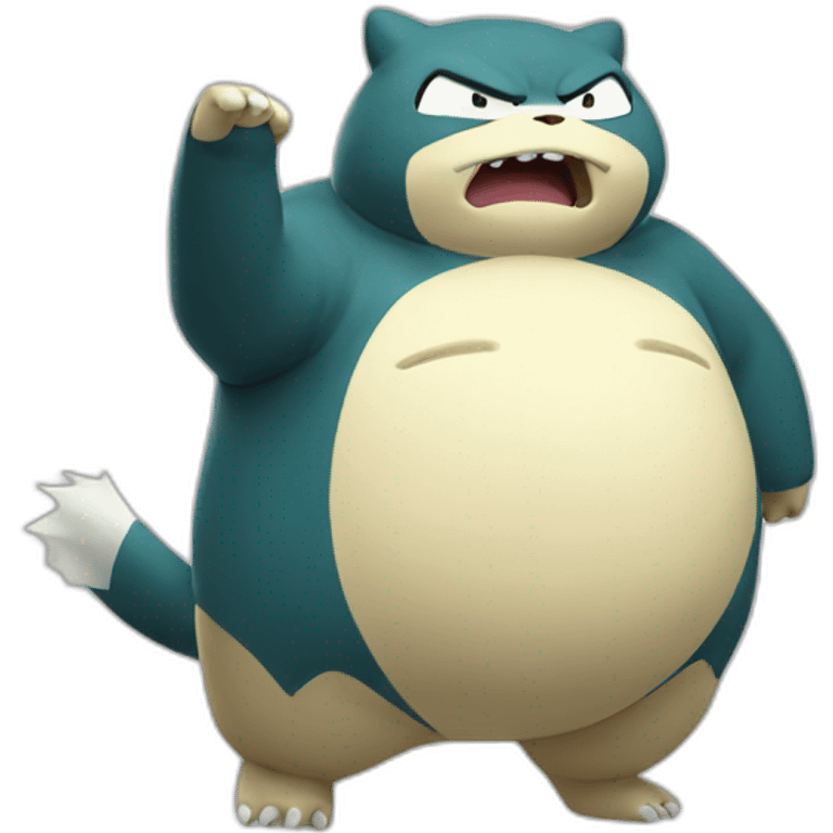 angry snorlax emoji