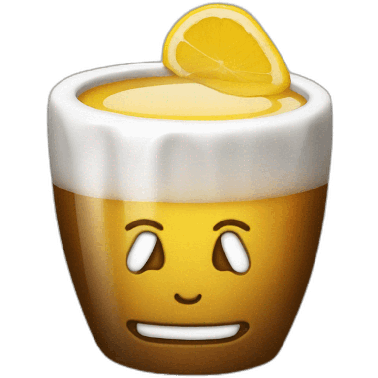 Thé rock qui boit de la bière emoji