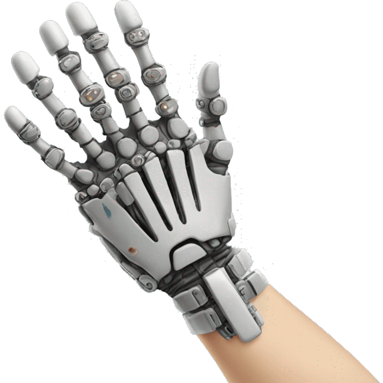 bionic hand emoji