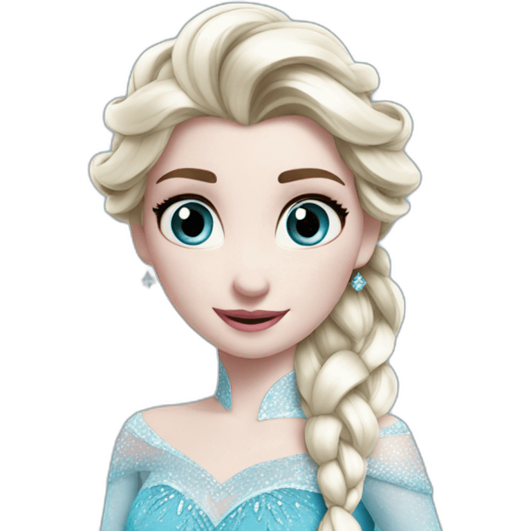 Elsa frozen emoji