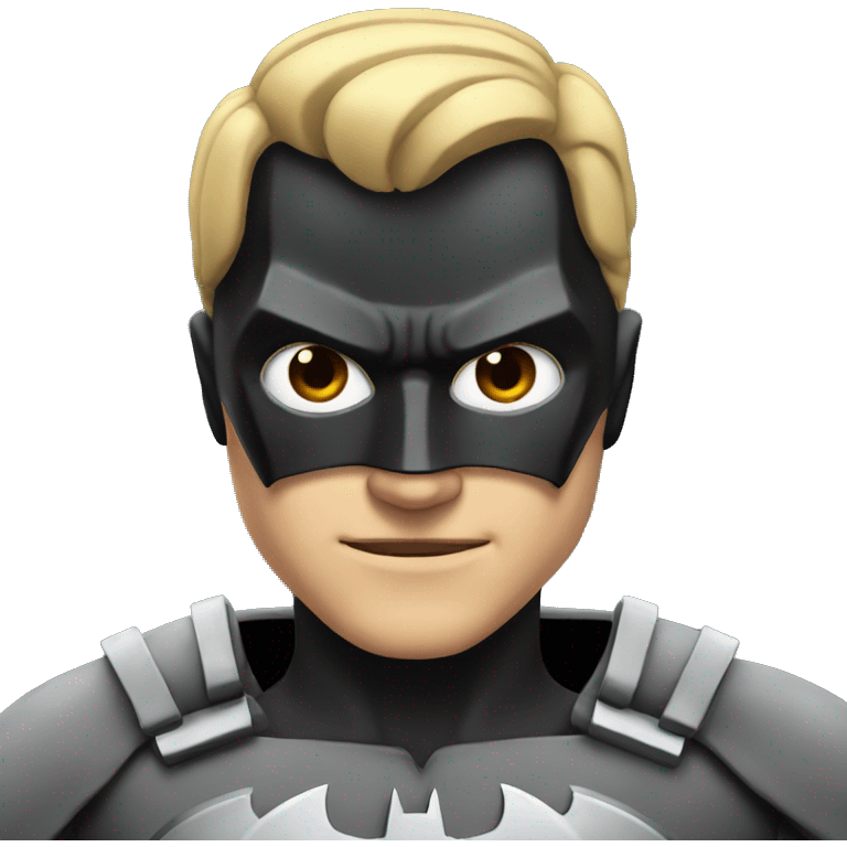 Red batman  emoji