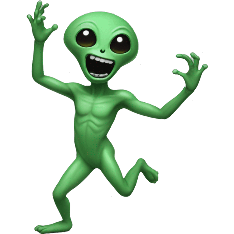 Alien dancing emoji