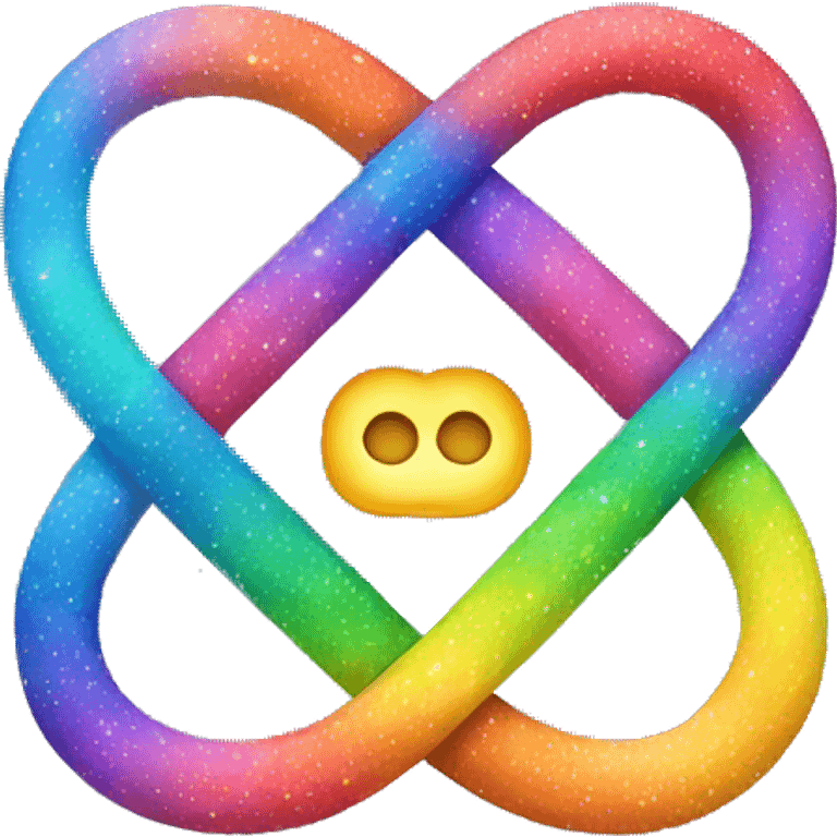 Rainbow infinity sign  emoji