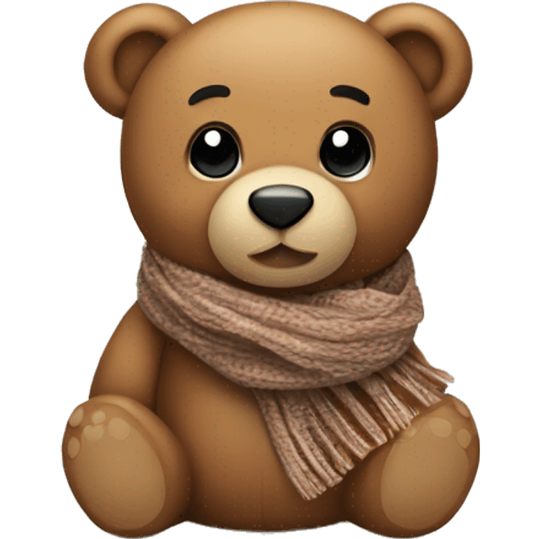 Teddy bear with kufeya scarf  emoji