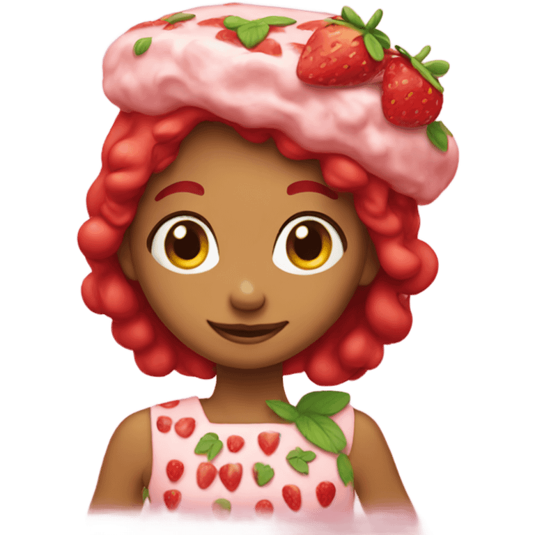 Strawberry shortcake  emoji