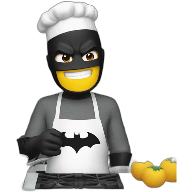 batman cooking emoji