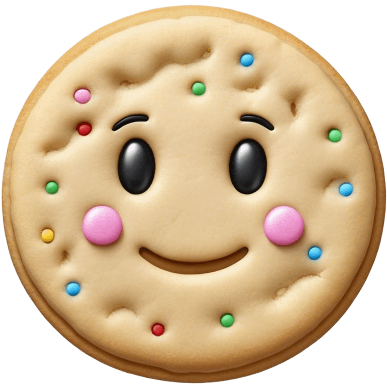 realistic sugar cookie emoji