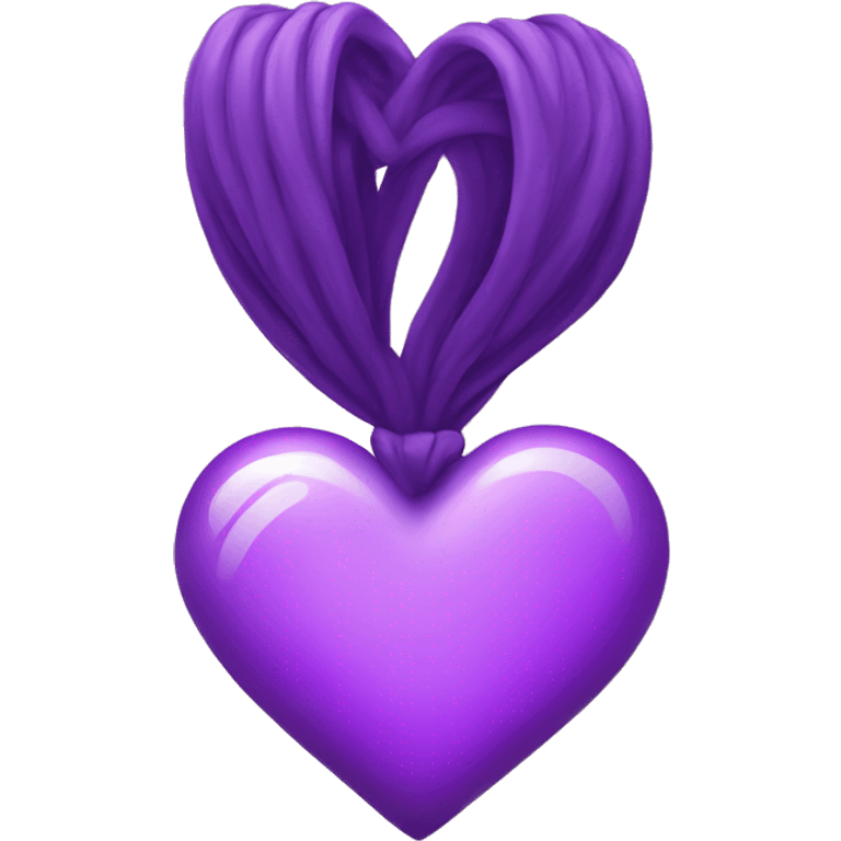 Pretty Purple Heart emoji