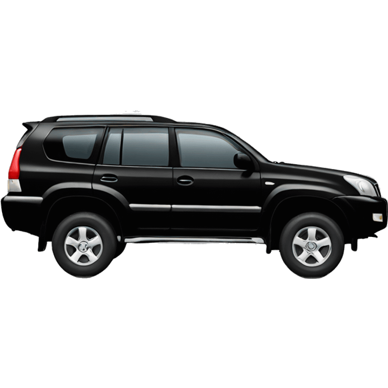 toyota prado 120 black emoji