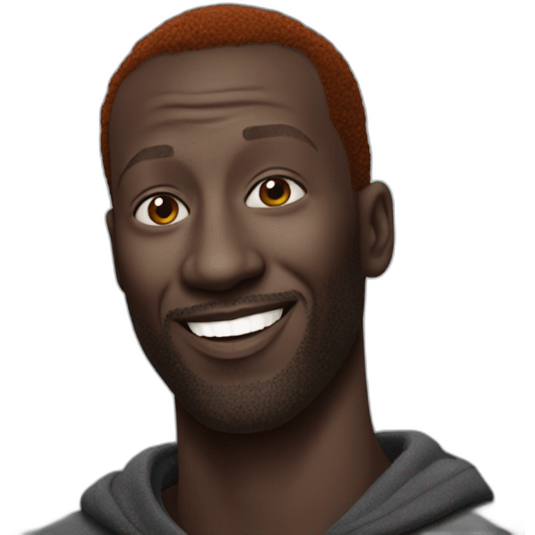 Omar Sy red hair emoji