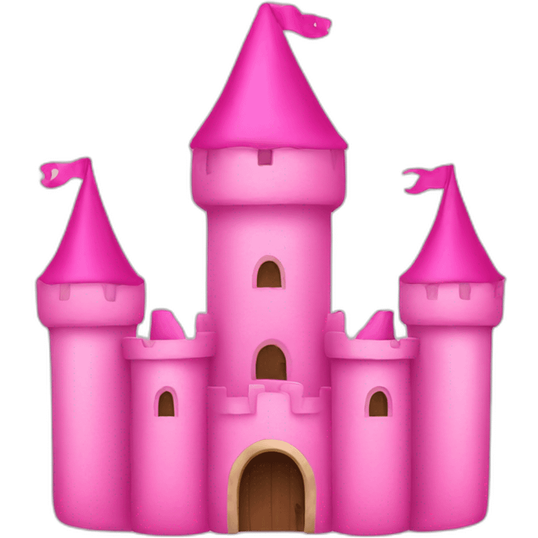 pink castle emoji