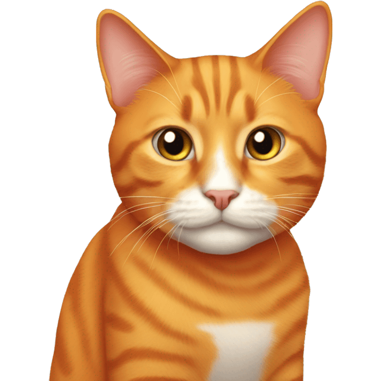 Orange cat emoji