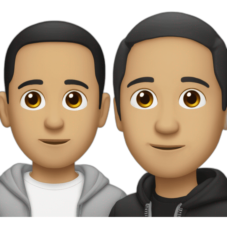 Canserbero y Carlos molnar emoji