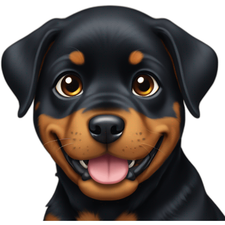 Baby Rottweiler emoji