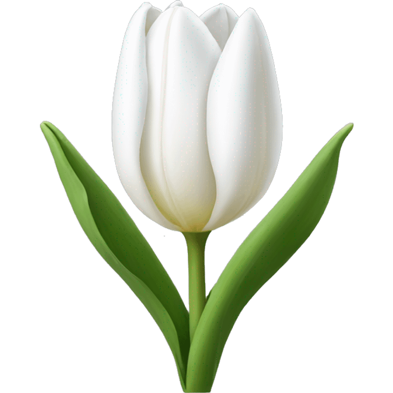 White tulip emoji