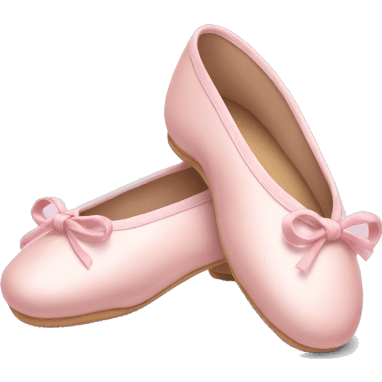 Pale pink ballet shoes emoji