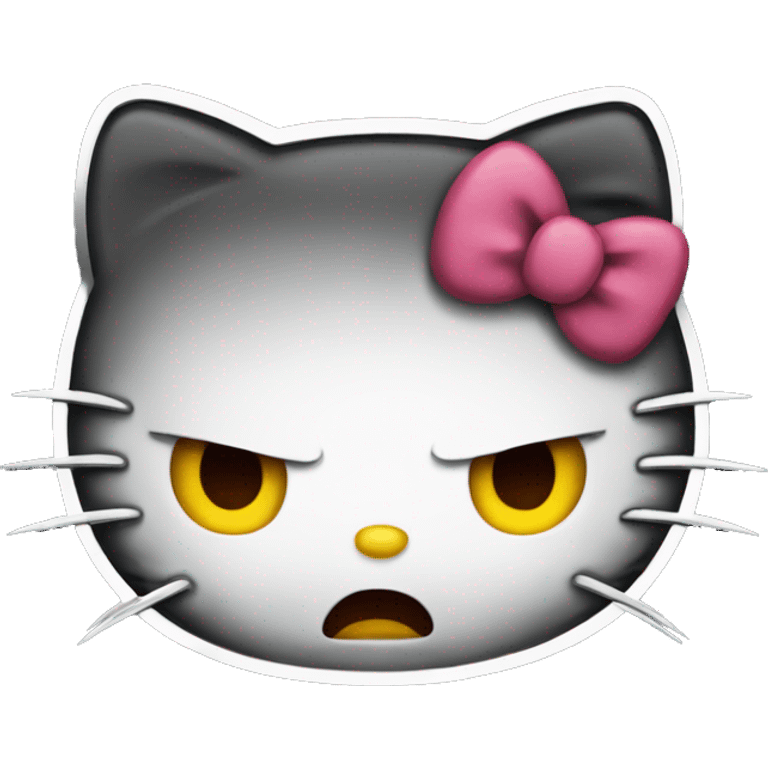 angry hello kitty emoji