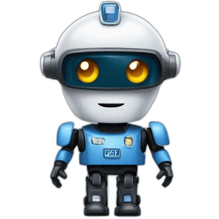 Policía robot  emoji