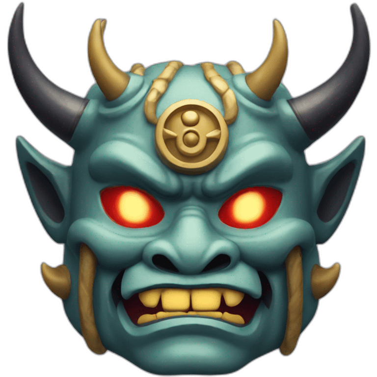 cosmic japanese oni mask emoji