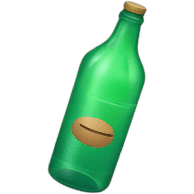 Bottle flip emoji