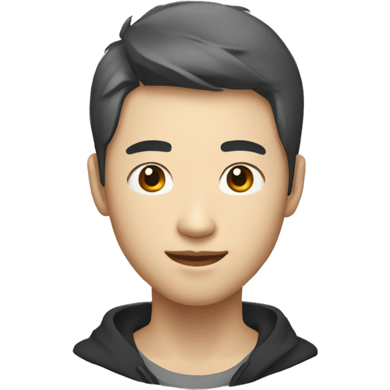  chinese male character avatar, 20 year old  emoji