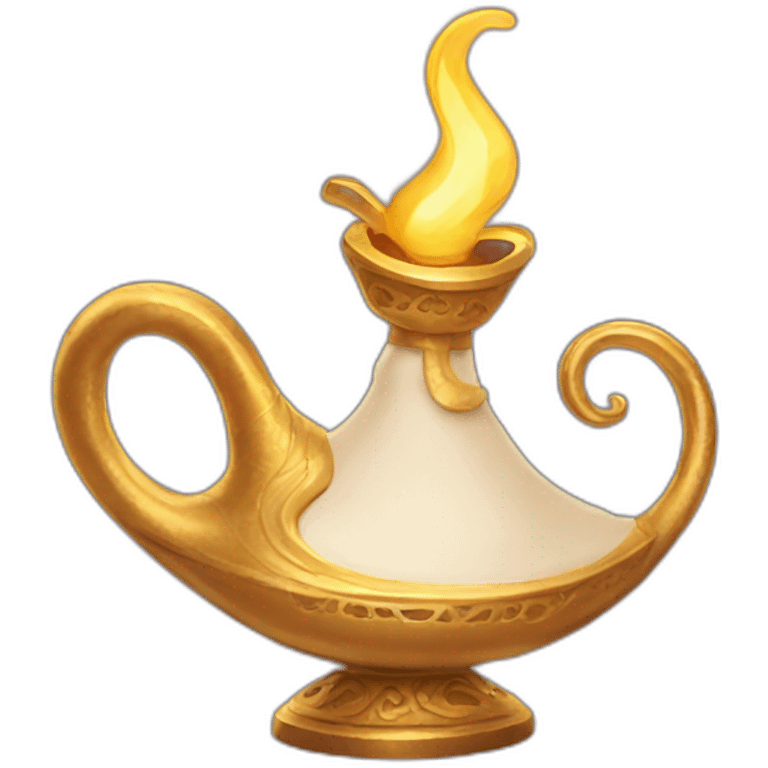 Genie lamp aladdin movie emoji