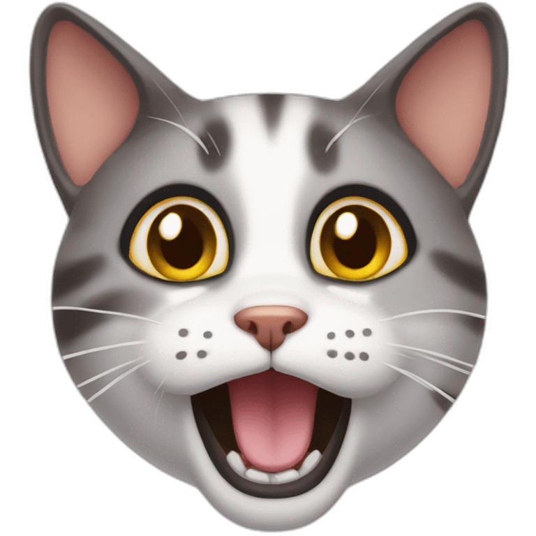 surprised cat emoji