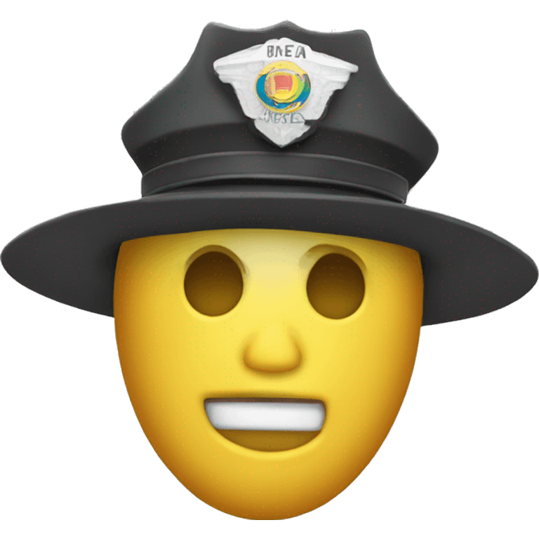 Police Siren with a sombrero on it emoji