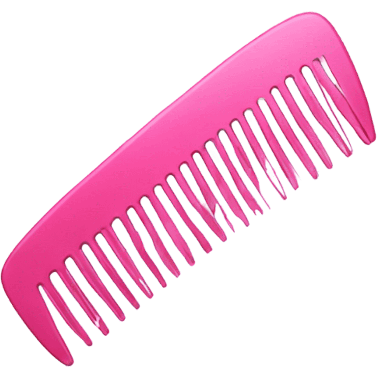 Pink comb emoji