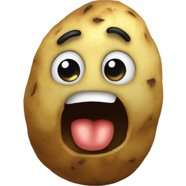 Rotten potato emoji