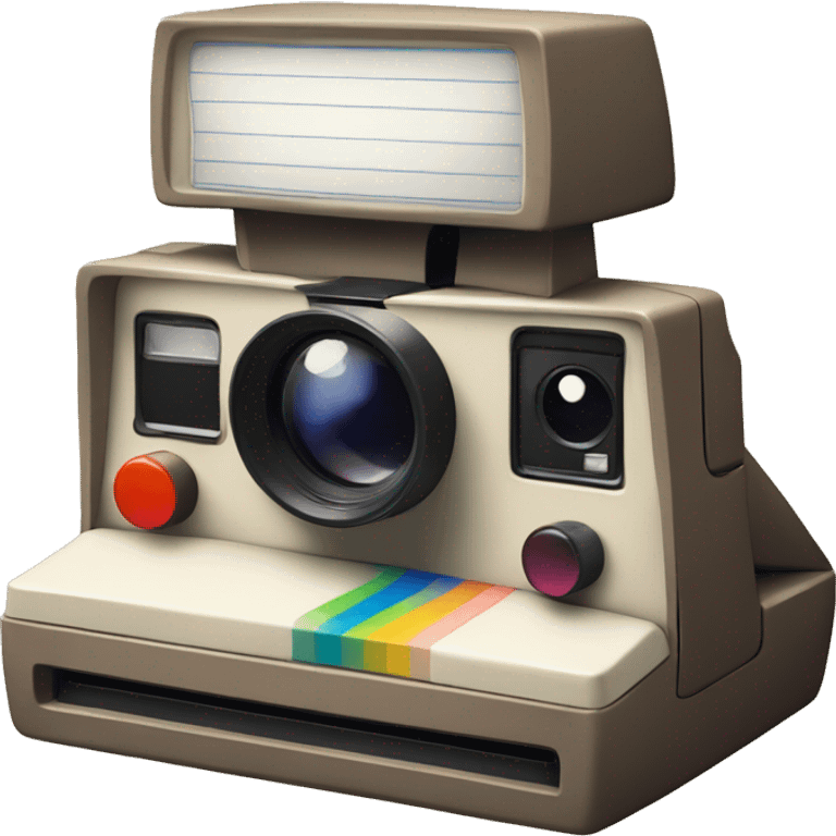 A Polaroid  emoji