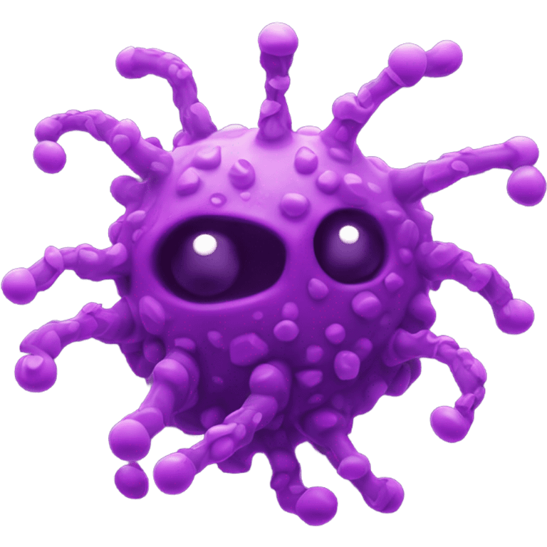 corruption microbe purple emoji