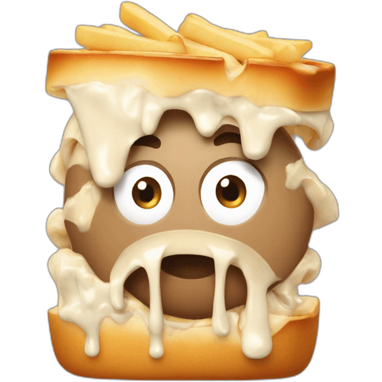 Poutine mange des pate emoji