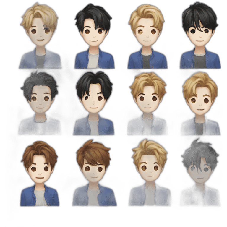 Super junior 15 members emoji