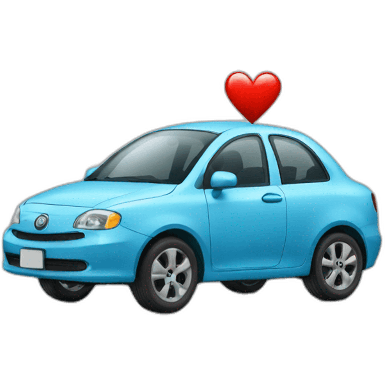 Car wifi a big heart emoji