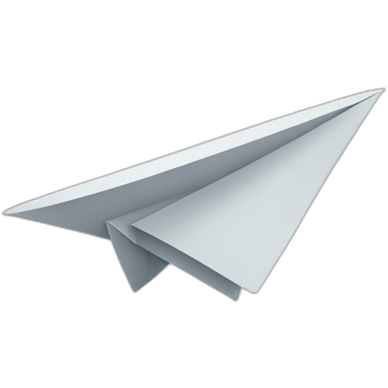 the paper airplane is flying emoji