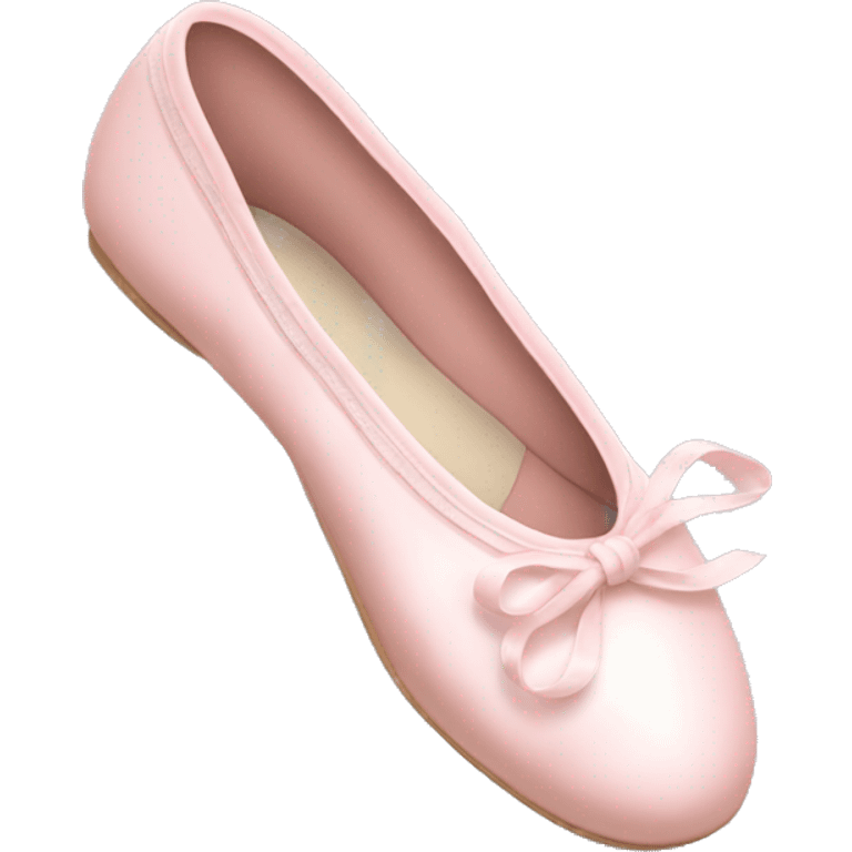 Pale pink ballet shoes emoji