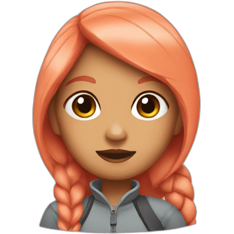 salmon girl emoji