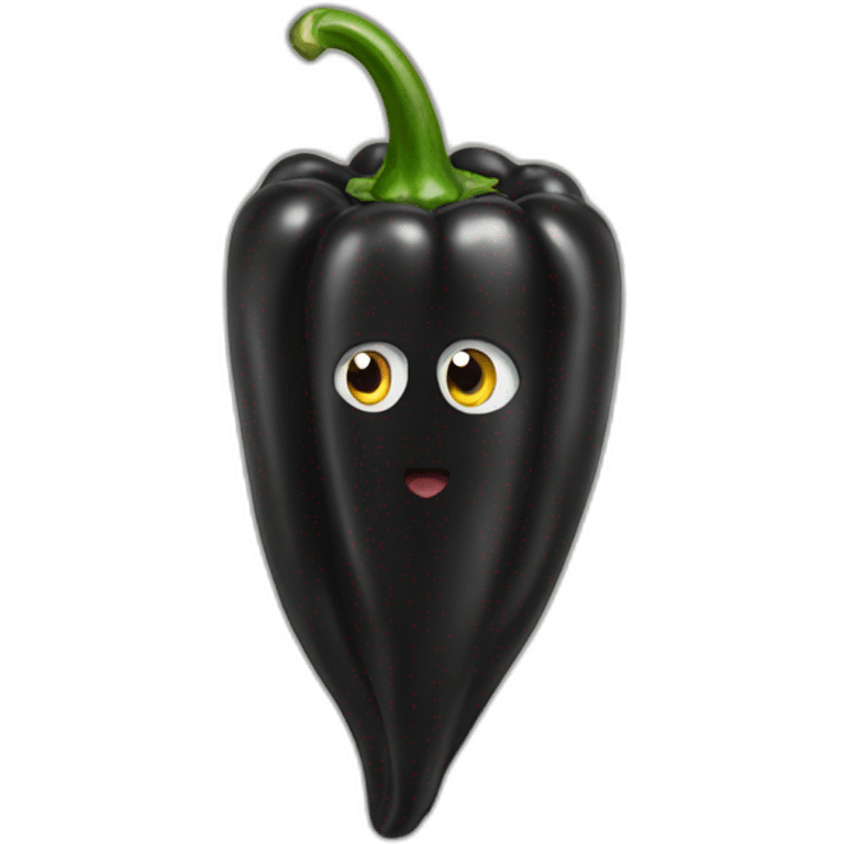 black-bellpepper emoji