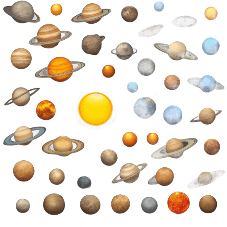 solar system emoji