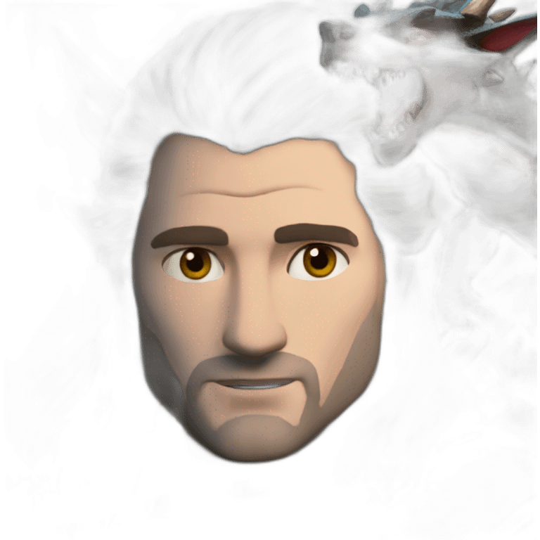 Witcher with dragon emoji