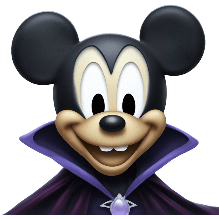 Mickey mouse ghost kiss vampire emoji