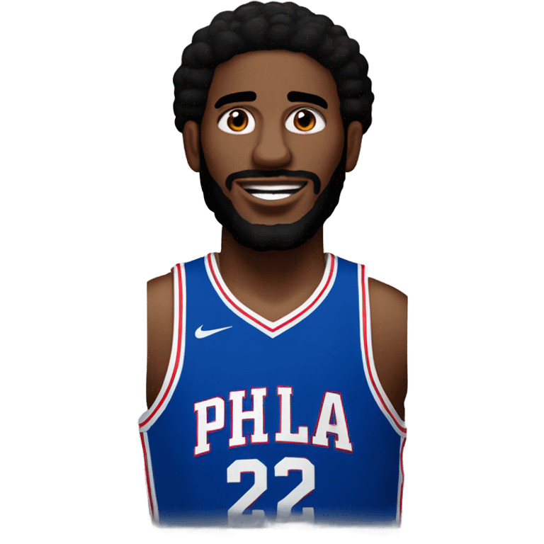 Joel Embiid from Philadelphia 76ers emoji