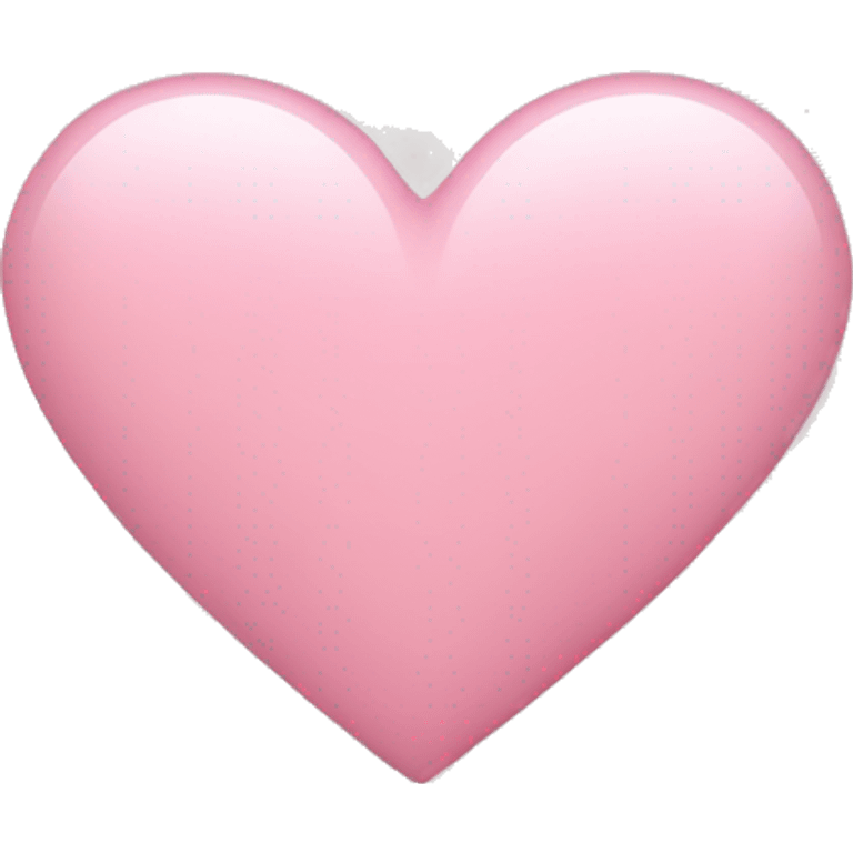 light pink heart  emoji