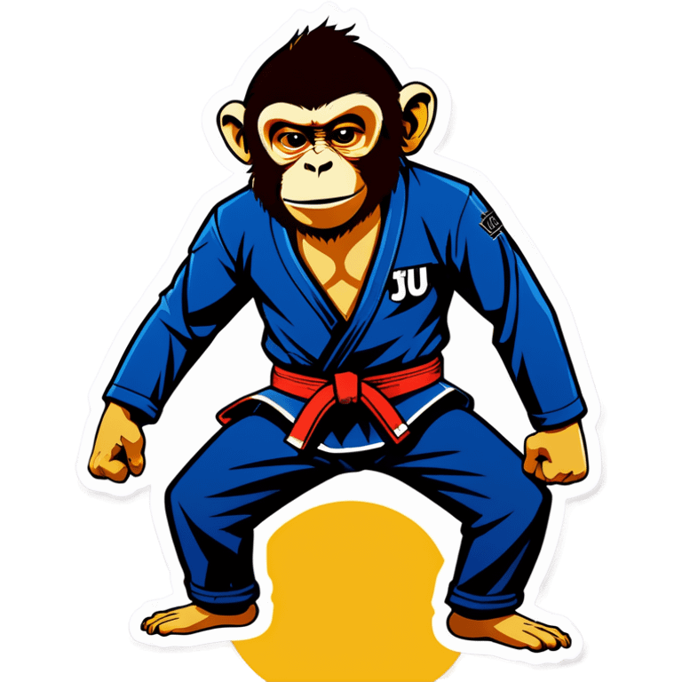 Jiu jitsu monkey  emoji